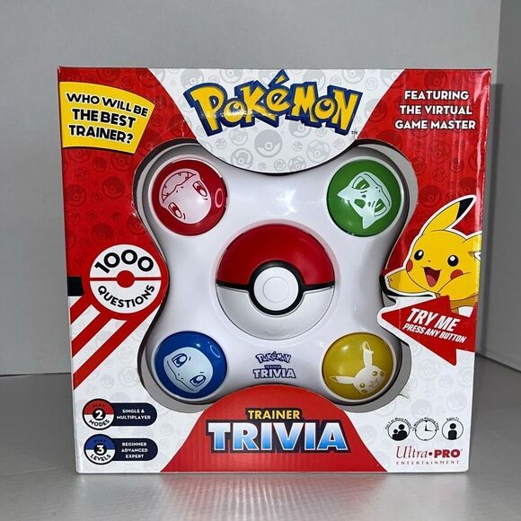 Pokemon Trainer 1000 Questions Trivia Game  - Who will be the best Trainer? - Picture 1 of 6
